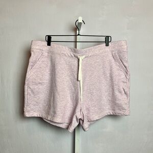 32 Degrees Cool Women's Plus Size Pink Cotton Blend Drawstring Shorts Size XXL
